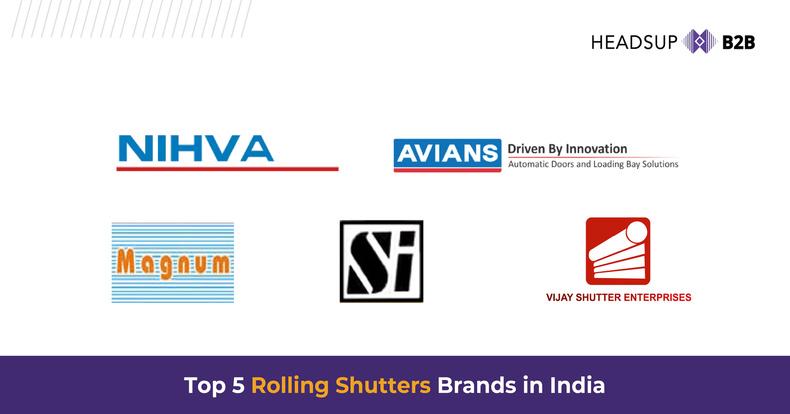 Top 5 Rolling Shutter Brands in India