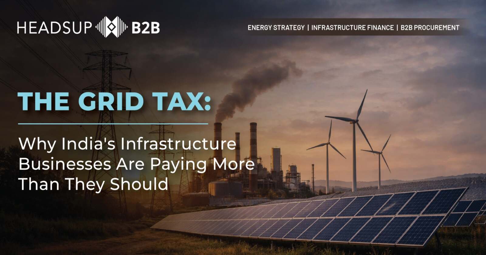 The Grid Tax: Why India’s Infrastructure Businesses Are Paying More Than They Should