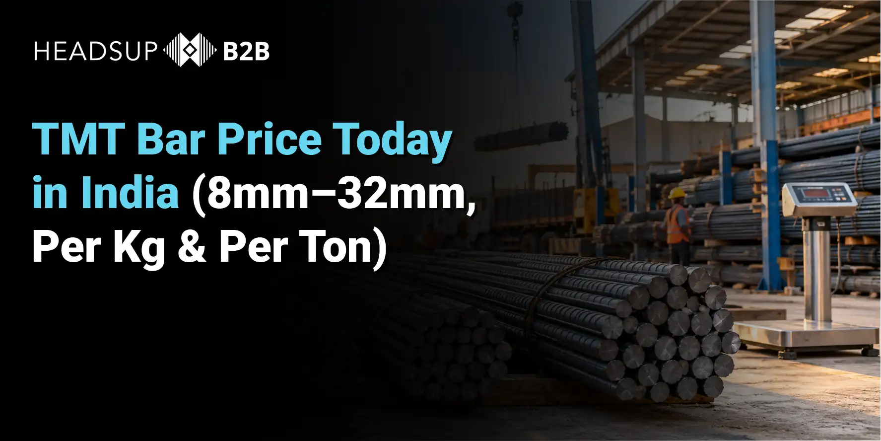 TMT Bar Price Today in India: Per Kg, Per Ton and Size-wise Guide