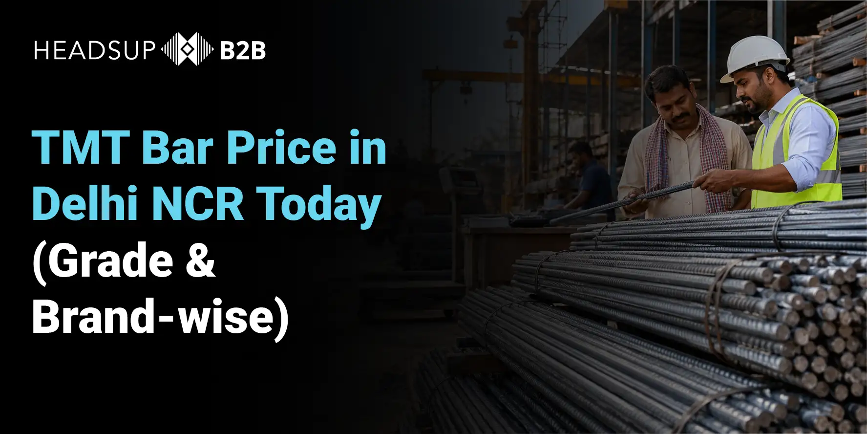 TMT Bar Price in Delhi NCR | Grade, Size and Brand-wise Guide